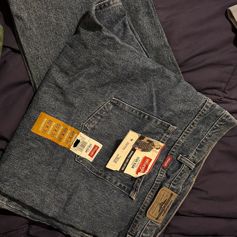 Wrangler Men's Relaxed Fit Denim Jeans